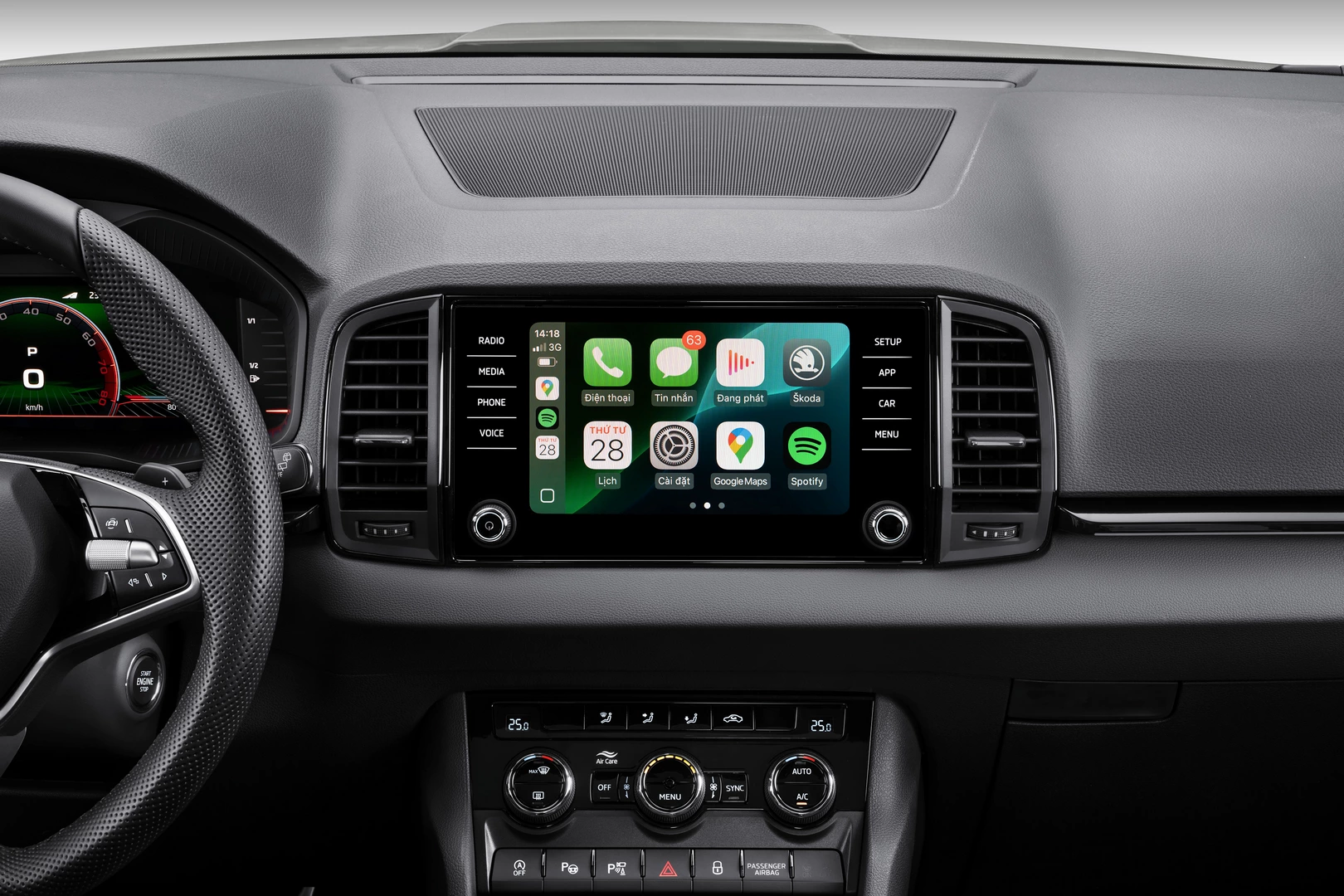 Màn hình thông tin giải trí 8 inch