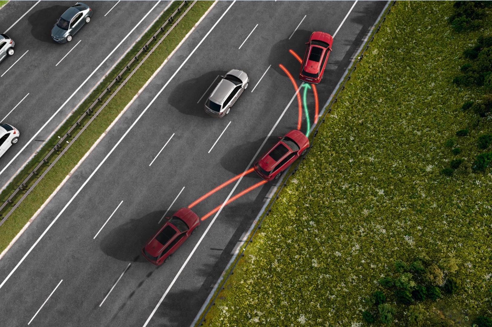 Hệ thống phanh cân bằng điện tử ESBS & Hệ thống hỗ trợ đánh lái DSR